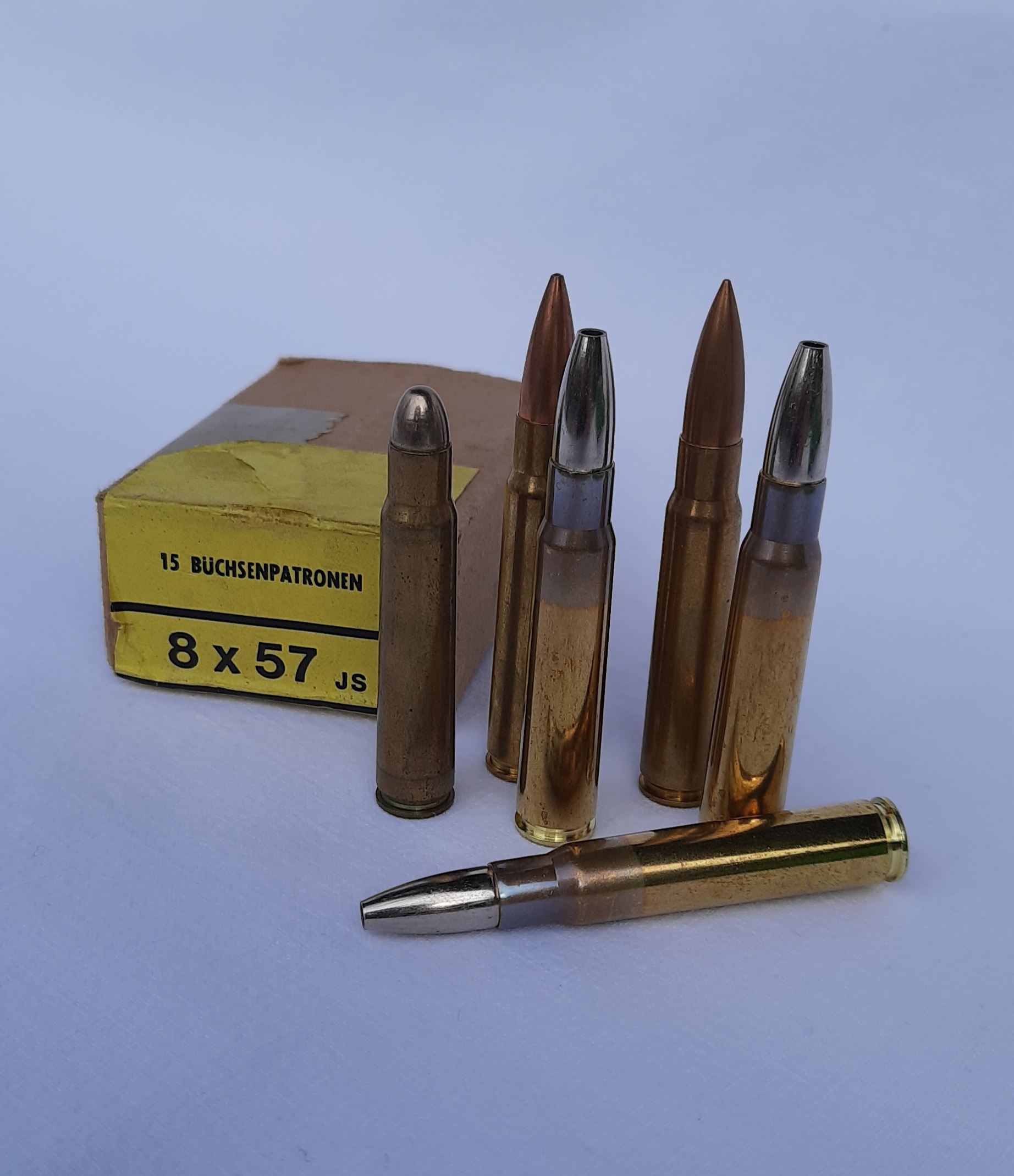 Munition für die Ordonanzgewehre